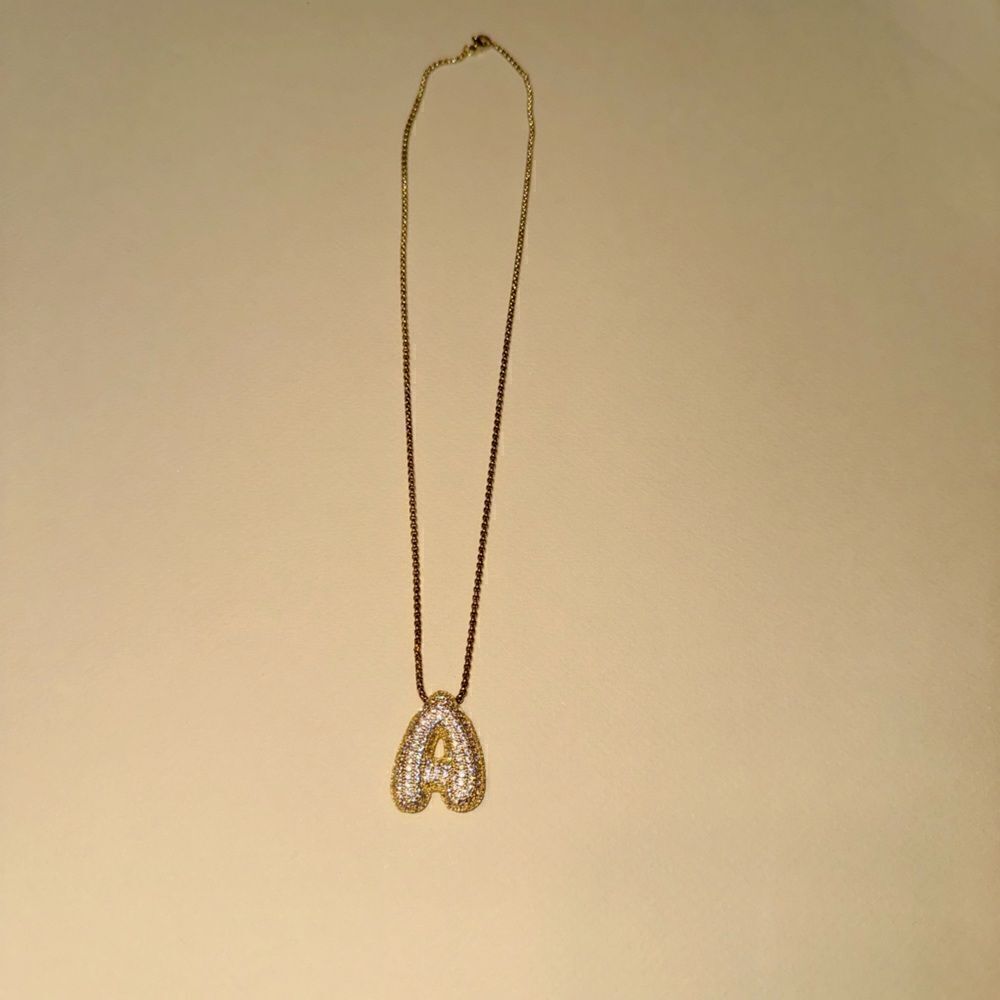 initial  necklace  M659 - Picture 3 of 5
